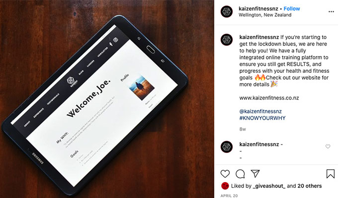 Kaizen Fitness Instagram Feed