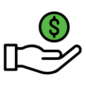 Hand holding money