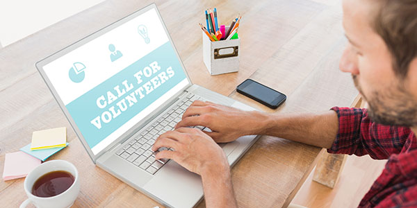Use recruitment portals to find volunteers for your charity